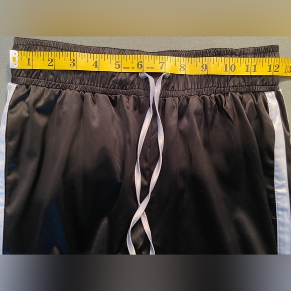 Satin‎ sweat pants, big cuff, Dance&Marvel, sz S - Picture 5 of 7